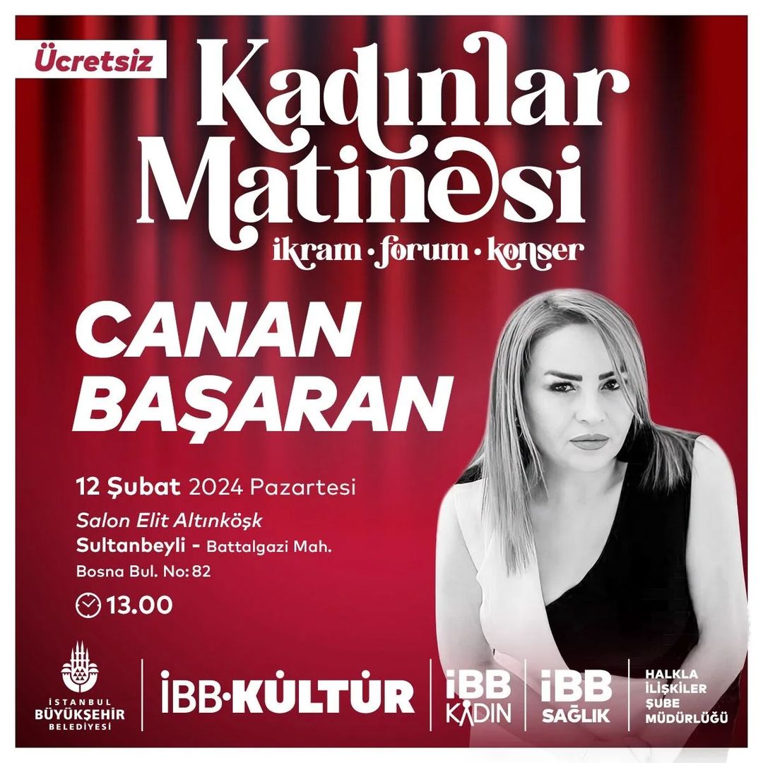 İBB Kültür - Kadınlar Matinesi: Canan Başaran